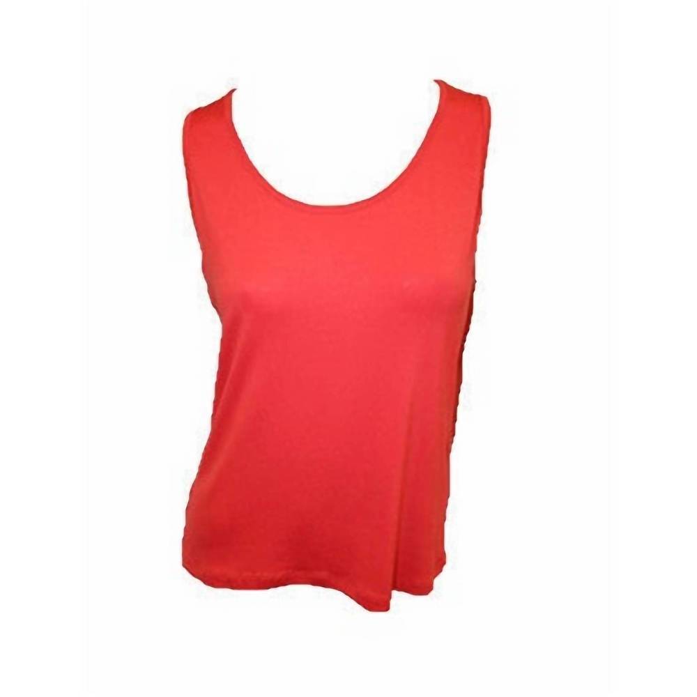NEW ANGEL bra-friendly tank top in coral